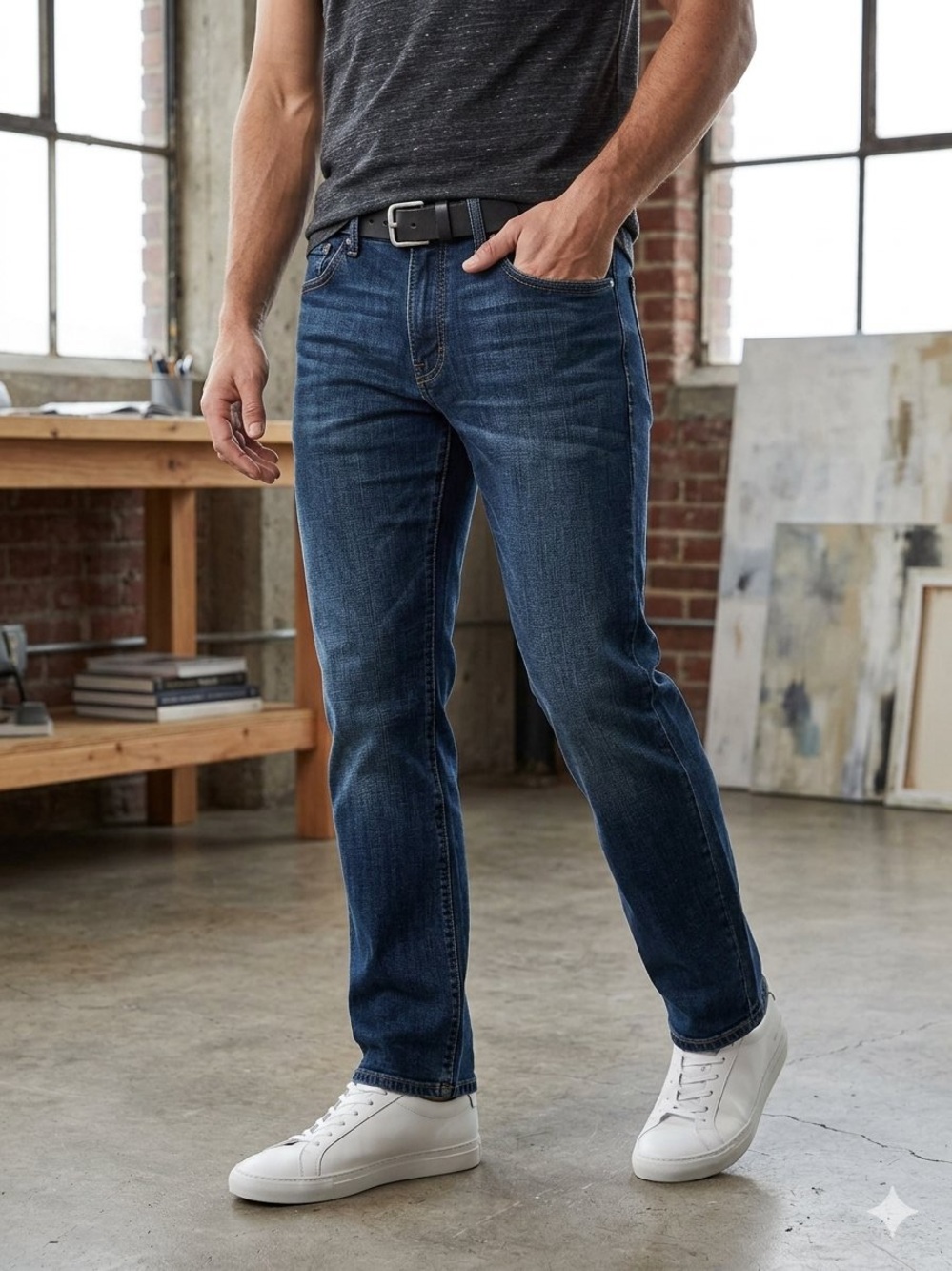 Lucky Brand Men's Slim Jeans - Blue Denim Wash